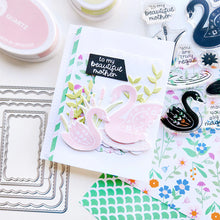 Charger l'image dans la galerie, Catherine Pooler - Patterned Paper - Swan Lake. Plaid print, a timeless touch. Available at Embellish Away located in Bowmanville Ontario Canada. Example by Catherine Pooler Designs brand ambassador.
