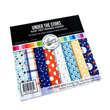 Charger l'image dans la galerie, Catherine Pooler - Patterned Paper - Under The Stars. This pack of 6" x 6" patterned paper, Under The Stars, is designed by Becca Bonneville for Catherine Pooler Designs and is part of the Under The Stars Collection. Available at Embellish Away located in Bowmanville Ontario Canada.
