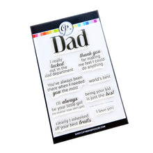 將圖片載入圖庫檢視器 Catherine Pooler - Sentiment Stamps - Inside Out for Dad. Available at Embellish Away located in Bowmanville Ontario Canada.
