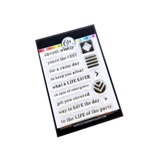 Load image into Gallery viewer, Catherine Pooler - Sentiment Stamps - Vest Gift. Available at Embellish Away located in Bowmanville Ontario Canada.
