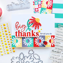 Cargar imagen en el visor de la galería, Catherine Pooler - Sentiments Stamp Set - 3 Times the Thanks. Available at Embellish Away located in Bowmanville Ontario Canada. Example by brand ambassador.
