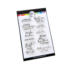 Load image into Gallery viewer, Catherine Pooler - Sentiments Stamp &amp; Die - Loving Words. Holiday and year round sentiments. Available at Embellish Away located in Bowmanville Ontario Canada.
