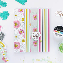 Charger l'image dans la galerie, Catherine Pooler - Patterned Paper - Favorite Prints. Add the perfect floral print or versatile pattern with the Favorite Prints Patterned Paper. Featuring Pink Champagne, With an Olive, Wintergreen, Seafoam, Sparkling Berry, Pebble and Black Jack Inks. Available at Embellish Away located in Bowmanville Ontario Canada. Example by brand ambassador.
