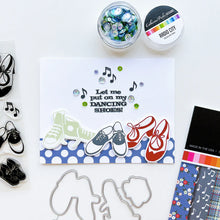 Charger l'image dans la galerie, Catherine Pooler - Sequin Mix - Radio City. Approximately 1 Tablespoon mixture packaged in a clear screw top round container. Available at Embellish Away located in Bowmanville Ontario Canada. Card example by brand ambassador.
