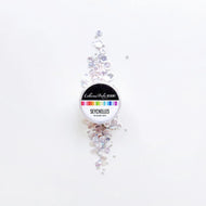 Catherine Pooler - Sequin Mix - Seychelles. White Ivory. Available at Embellish Away located in Bowmanville Ontario Canada.