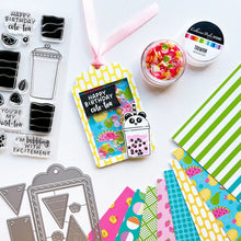 Cargar imagen en el visor de la galería, Catherine Pooler - Stamp &amp; Die Set - Boba with My Best-tea. Sharing a drink with a friend is a favorite past time. Create your own boba, smoothie, or special iced drink with the fun Boba with My Best-tea Stamp Set and coordinating dies. Available at Embellish Away located in Bowmanville Ontario Canada Example by brand ambassador.
