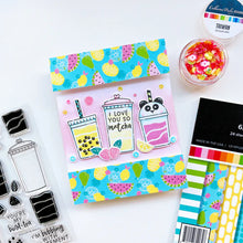 Cargar imagen en el visor de la galería, Catherine Pooler - Stamp &amp; Die Set - Boba with My Best-tea. Sharing a drink with a friend is a favorite past time. Create your own boba, smoothie, or special iced drink with the fun Boba with My Best-tea Stamp Set and coordinating dies. Available at Embellish Away located in Bowmanville Ontario Canada Example by brand ambassador.
