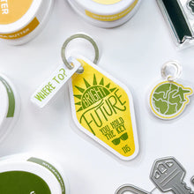 Load image into Gallery viewer, Catherine Pooler - Stamp &amp; Die Set - Charming Keys. For all of life's moments where you are moving up or moving out, we have the Charming Keys Stamp Set and Dies! Available at Embellish Away located in Bowmanville Ontario Canada. Example by brand ambassador.
