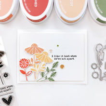 Charger l'image dans la galerie, Catherine Pooler - Stamp &amp; Die Set - Flower Forest. The oversized blooms and stems from the Flower Forest Stamp Set are perfect alone or together to create cards for all occasions. Available at Embellish Away located in Bowmanville Ontario Canada. Card example by Catherine Pooler Designs.
