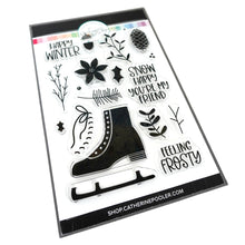 Load image into Gallery viewer, Catherine Pooler - Stamp &amp; Die Set - Let's Go Skating. Get ready for some Winter fun this month! The Let's Go Skating Stamp Set is ready for fun with it's cute sentiments. Available at Embellish Away located in Bowmanville Ontario Canada.
