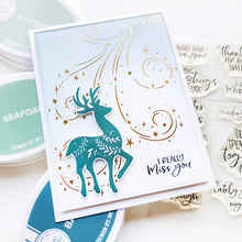 Load image into Gallery viewer, Catherine Pooler - Stamp &amp; Die Set - Peaceful Deer. Create elegant, winter-themed cards. Available at Embellish Away located in Bowmanville Ontario Canada. Example by Catherine Pooler Designs.
