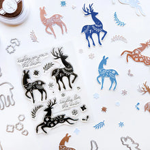 Load image into Gallery viewer, Catherine Pooler - Stamp &amp; Die Set - Peaceful Deer. Create elegant, winter-themed cards. Available at Embellish Away located in Bowmanville Ontario Canada.
