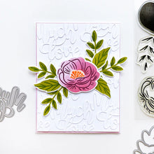 Load image into Gallery viewer, Catherine Pooler - Stamp &amp; Die Set - Perfect Peonies. Don't you love a sophisticated floral? The Perfect Peonies Stamp &amp; Die Set is a gorgeous, floral layering set. Available at Embellish Away located in Bowmanville Ontario Canada. Example by brand ambassador.
