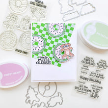 Load image into Gallery viewer, Catherine Pooler - Sentiments Stamp &amp; Die Set - Sunny Birthday. Available at Embellish Away located in Bowmanville Ontario Canada. Example by Catherine Pooler Designs Ambassador.
