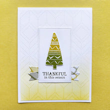 Load image into Gallery viewer, Catherine Pooler - Stamp &amp; Die Set - Printed Trees. We adore patterned anything! Available at Embellish Away located in Bowmanville Ontario Canada. card by Catherine pooler Designs.
