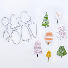Load image into Gallery viewer, Catherine Pooler - Stamp &amp; Die Set - Printed Trees. We adore patterned anything! Available at Embellish Away located in Bowmanville Ontario Canada.
