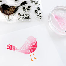 Load image into Gallery viewer, Catherine Pooler - Stamp &amp; Die Set - Quilted Birds. Who wouldn't love the sweet birds in the Quilted Birds Set? This set of patterned birds and flower stamps is perfect for any occasion. Available at Embellish Away located in Bowmanville Ontario Canada
