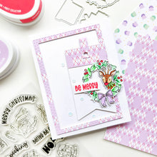 Load image into Gallery viewer, Catherine Pooler - Sentiments Stamp &amp; Die Set - Santa's Crew. Available at Embellish Away located in Bowmanville Ontario Canada. Example by Kimberly at Catherine Pooler Designs.
