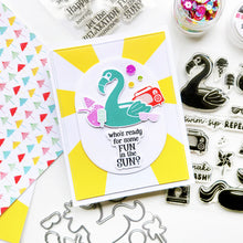 Cargar imagen en el visor de la galería, Catherine Pooler - Stamp &amp; Die Set - Swim Sip Repeat. Available at Embellish Away located in Bowmanville Ontario Canada. Example by Catherine Pooler Designs Ambassador.
