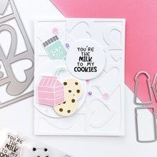 Load image into Gallery viewer, Catherine Pooler - Stamp &amp; Die Set - We Go Together. We go together like donuts and sprinkles! Ready for your cards and projects for Valentines Day, celebrating your bestie, or any day you want to let the one you love know you are "the perfect pair"! Available at Embellish Away located in Bowmanville Ontario Canada. Example by brand ambassador.
