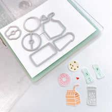 Load image into Gallery viewer, Catherine Pooler - Stamp &amp; Die Set - We Go Together. We go together like donuts and sprinkles! Ready for your cards and projects for Valentines Day, celebrating your bestie, or any day you want to let the one you love know you are "the perfect pair"! Available at Embellish Away located in Bowmanville Ontario Canada
