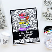 Load image into Gallery viewer, Catherine Pooler - Stamp &amp; Die Set - Who's Hoo. Hoo's the cutest little card maker you ever did see? The Who's Hoo Set is a perfect flock of feathered friends ready to celebrate.  Available at Embellish Away located in Bowmanville Ontario Canada. Example by brand ambassador.
