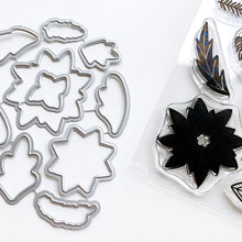 Load image into Gallery viewer, Catherine Pooler - Stamp &amp; Die Set - Winter Arrangement. The Winter Arrangement Floral Stamp &amp; Die Set has a variety of stamps to color or layer for creating beautiful wreaths and swags. Create layers using the dies to make your wreath building a breeze. Available at Embellish Away located in Bowmanville Ontario Canada
