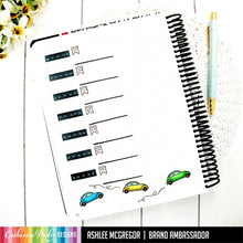 गैलरी व्यूवर में इमेज लोड करें, Catherine Pooler - Stencil - Weekly Ten. The Weekly Ten Stencil is a handy grid to cover both weekly layouts as well as other list pages you may need to put together. Available at Embellish Away located in Bowmanville Ontario Canada. Example by Ashlee McGregor
