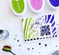 Load image into Gallery viewer, Catherine Pooler - Slimline Stencil - Zebra. Stencil is&nbsp;4 x 9" in size. Available at Embellish Away located in Bowmanville Ontario Canada. Example by brand ambassador.
