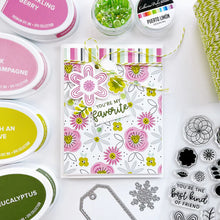 將圖片載入圖庫檢視器 Catherine Pooler - Tag Die - Snowflake. This gift tag features a dotted edge pattern and additional snowflake die. Cut the snowflake from the tag or cut and paste it on for cards, projects and more! Available at Embellish Away located in Bowmanville Ontario Canada. Example by brand ambassador.
