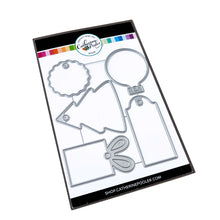 Load image into Gallery viewer, Catherine Pooler - Tag Dies - No Shaking. The No Shaking Tag Dies are the perfect shapes and sizes for embellishing your holiday packages or also can be cute additional elements for cards. Available at Embellish Away located in Bowmanville Ontario Canada.
