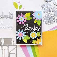 Load image into Gallery viewer, Catherine Pooler - Word Dies - Scripted Sentiments Trio. Die Cuts Hello, Congrats and Thanks. Available at Embellish Away located in Bowmanville Ontario Canada. Example by brand ambassador.
