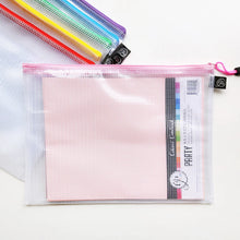 Load image into Gallery viewer, Catherine Pooler Designs - Storage - Large Project Pouches - Rainbow Set of 6. Measures 13" x 9.5". Available at Embellish Away in Bowmanville Ontario Canada.
