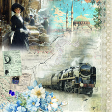 Load image into Gallery viewer, Ciao Bella - 12X12 Paper Pad - 12 Pack - Eastern Journey. Includes 12 Sheets. Available at Embellish Away located in Bowmanville Ontario Canada.
