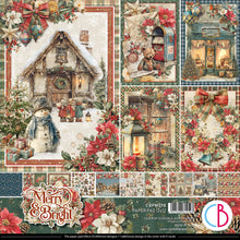 गैलरी व्यूवर में इमेज लोड करें, Ciao Bella - 12X12 Paper Pad - Merry &amp; Bright. Includes 12 Sheets. Available at Embellish Away located in Bowmanville Ontario Canada.
