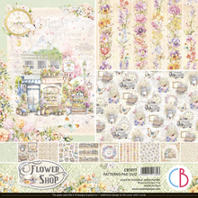 Load image into Gallery viewer, Ciao Bella - 12X12 Patterns Paper Pad - Flower Shop. Includes 8 sheets. Available at Embellish Away located in Bowmanville Ontario Canada.
