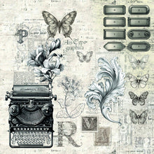 Load image into Gallery viewer, Ciao Bella - 12X12 Patterns Paper Pad - Typographic. Includes 8 Sheets. Available at Embellish Away located in Bowmanville Ontario Canada.
