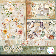 Load image into Gallery viewer, Ciao Bella - 12x12 Patterns Pad - 8 Sheets - Reign of Grace. The Patterns Pad is more than only textures and backgrounds. It features beautiful artwork to complete the collection’s storytelling. Available at Embellish Away located in Bowmanville Ontario Canada.
