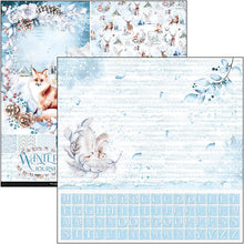 Load image into Gallery viewer, Ciao Bella - 12x12 Patterns Pad - 8 Sheets - Winter Journey. With beautiful snowy images the Winter Journey collection has a cool color palette of ice blue and white perfect for your Winter projects and greeting cards. Available at Embellish Away located in Bowmanville Ontario Canada
