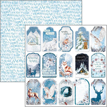 Load image into Gallery viewer, Ciao Bella - 12x12 Patterns Pad - 8 Sheets - Winter Journey. With beautiful snowy images the Winter Journey collection has a cool color palette of ice blue and white perfect for your Winter projects and greeting cards. Available at Embellish Away located in Bowmanville Ontario Canada

