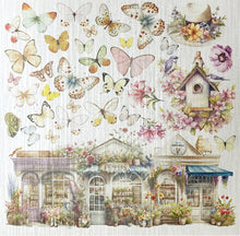 Cargar imagen en el visor de la galería, Ciao Bella - 6X6 Deluxe Paper - Pearl - Flower Shop. Includes 5 sheets. Available at Embellish Away located in Bowmanville Ontario Canada.
