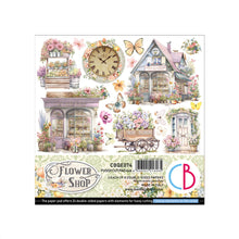 Cargar imagen en el visor de la galería, Ciao Bella - 6X6 Fussy Cut Pad - Flower Shop. Includes 24 sheets. Available at Embellish Away located in Bowmanville Ontario Canada.
