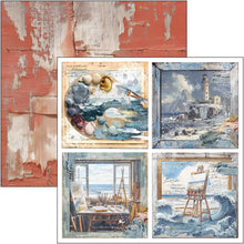 Load image into Gallery viewer, Ciao Bella - 8X8 Paper Pad - An Artist Journey. Includes 12 Sheets. Available at Embellish Away located in Bowmanville Ontario Canada.

