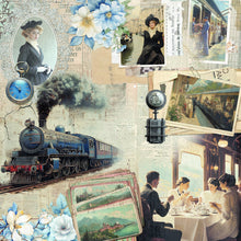 Load image into Gallery viewer, Ciao Bella - 8X8 Paper Pad - Eastern  Journey. Includes 12 Sheets. Available at Embellish Away located in Bowmanville Ontario Canada.
