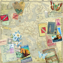 Load image into Gallery viewer, Ciao Bella - 8X8 Paper Pad - Eastern  Journey. Includes 12 Sheets. Available at Embellish Away located in Bowmanville Ontario Canada.
