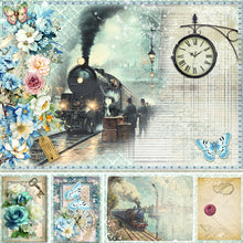 Load image into Gallery viewer, Ciao Bella - 8X8 Paper Pad - Eastern  Journey. Includes 12 Sheets. Available at Embellish Away located in Bowmanville Ontario Canada.
