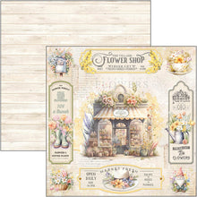 Cargar imagen en el visor de la galería, Ciao Bella - 8X8 Paper Pad - Flower Shop. Includes 12 sheets. Available at Embellish Away located in Bowmanville Ontario Canada.
