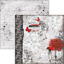 Load image into Gallery viewer, Ciao Bella - 8x8 Paper Pad - 12/Pkg - Paris Je t’aime. “Paris Je t’aime” is an elegant and modern collection that celebrates Paris with a refined combination of white, black, and red details. Available at Embellish Away located in Bowmanville Ontario Canada
