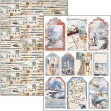 Load image into Gallery viewer, Ciao Bella - A4 Creative Pad - An Artist Journey. Includes 9 Sheets. Available at Embellish Away located in Bowmanville Ontario Canada.
