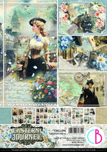 Cargar imagen en el visor de la galería, Ciao Bella - A4 Creative Pad - Eastern Journey. Includes 9 Sheets. Available at Embellish Away located in Bowmanville Ontario Canada.
